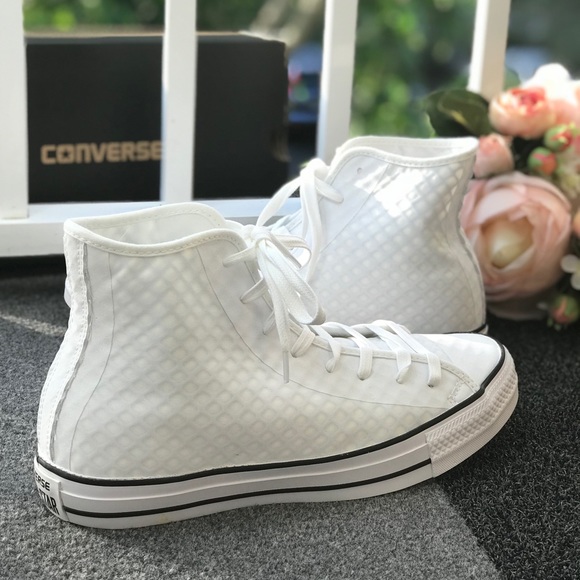 Converse Ctas HI white white black WMNS AUTHENTIC - Picture 5 of 7